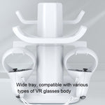 VR Stand Headset Display And Controller Holder Mount For Meta Quest 2, For Oculus Quest 2 White