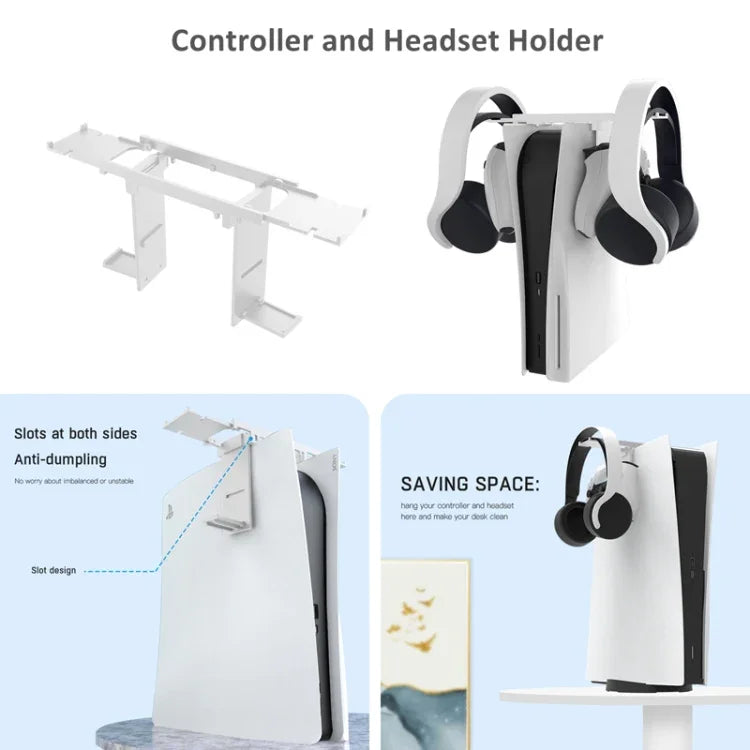 JYS JYS-P5151 Bộ tay cầm sạc 12 trong 1 cho PS5 + Nắp cần điều khiển + Nắp riêng tư + Ốp silicone + Bộ giá đỡ, JYS-P5151