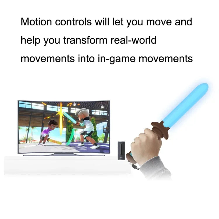 Bộ Thể Thao 7 Trong 1 DOBE TNS-2123 Gồm Đèn Kiếm Thể Thao + Dây Đeo Chân + Vợt Tennis + Dây Đeo Cổ Tay Cho Nintendo Switch, DOBE 7 Trong 1