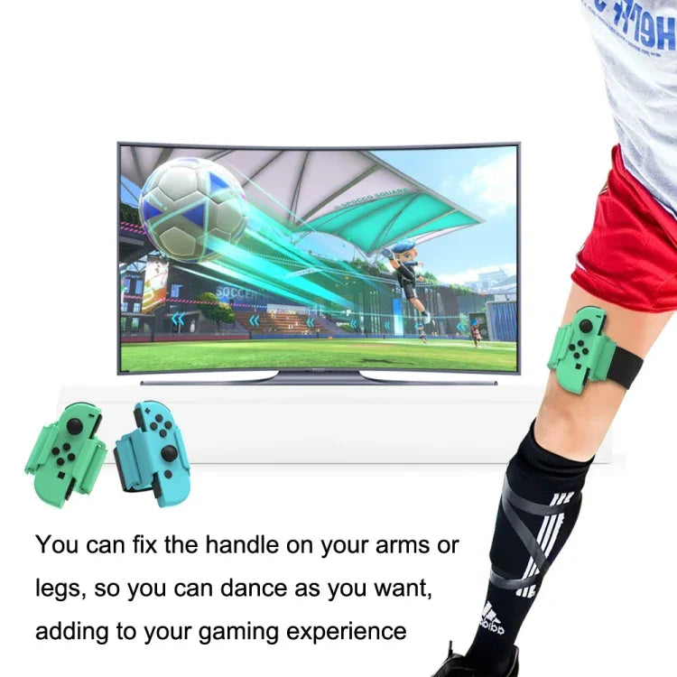 Bộ Thể Thao 7 Trong 1 DOBE TNS-2123 Gồm Đèn Kiếm Thể Thao + Dây Đeo Chân + Vợt Tennis + Dây Đeo Cổ Tay Cho Nintendo Switch, DOBE 7 Trong 1