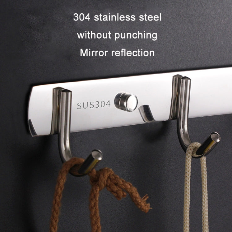 Móc treo áo sau cửa thép không gỉ 304 không đục lỗ, 3 móc, 4 móc, 6 móc, 7 móc, 8 móc, móc bướm 201