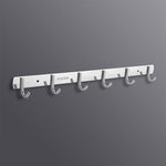 Móc treo áo sau cửa thép không gỉ 304 không đục lỗ, 3 móc, 4 móc, 6 móc, 7 móc, 8 móc, móc bướm 201