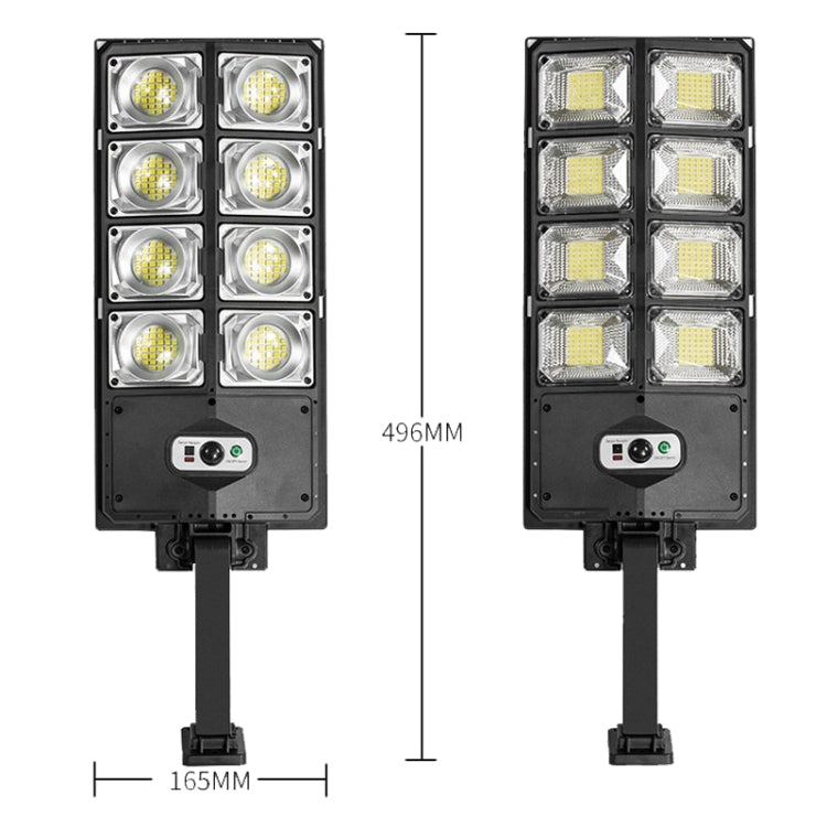 Đèn đường LED mạnh E-SMARTER hàng đôi đèn cảm biến vườn năng lượng mặt trời, Kiểu dáng:, W789A-4, W789B-4