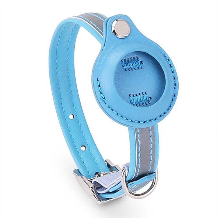 Vỏ bảo vệ vòng cổ thú cưng PU cho AirTag thế hệ 2 / AirTag thế hệ 1, XS, M, S