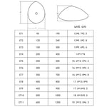 Ngực giả silicone hình giọt nước phục hồi sau phẫu thuật, CT1 90g, CT2 120g, CT3 150g, CT4 200g, CT5 250g, CT6 300g, CT7 350g, CT8 400g, CT9 450g, CT10 500g, CT11 600g, CT12 700g, CT13 800g, CT14 900g