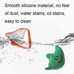 Bọc góc bàn chống va đập bằng silicone cho bé, màu xanh lá, trắng, màu mơ, cà phê, cam