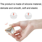 Bọc góc bàn chống va đập bằng silicone cho bé, màu xanh lá, trắng, màu mơ, cà phê, cam