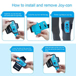 2 dây đeo thể thao tay cầm nhỏ JYS JYS-NS242 cho Nintendo Switch Joy-con, JYS-NS242(Đen), JYS-NS242(Đỏ Xanh)