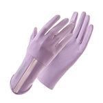 1 đôi găng tay không ngón XC-14 chống nắng, chống UV, làm mát bằng lụa băng, kiểu dáng: tổ ong (tím), tổ ong (hồng), tổ ong (vàng), tổ ong (xám), tổ ong (đen), tổ ong (xám đậm), sọc (tím), sọc (xám đậm), sọc (xám nhạt)