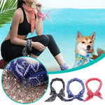 3 chiếc khăn quàng cổ làm mát mùa hè cho nữ, nam, trẻ em, thú cưng, Lá đen, Lá xanh dương, Lá đỏ, Lá xanh lá, Lá vàng