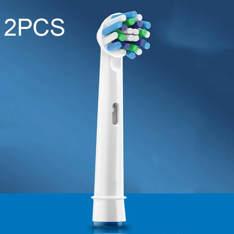2 cái đầu bàn chải thay thế cho toàn bộ dòng bàn chải điện Oral-B, làm sạch hàng ngày, làm sạch chính xác, làm sạch đa góc, trắng sáng chuyên nghiệp, làm sạch nha khoa Flouse