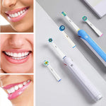 2 cái đầu bàn chải thay thế cho toàn bộ dòng bàn chải điện Oral-B, làm sạch hàng ngày, làm sạch chính xác, làm sạch đa góc, trắng sáng chuyên nghiệp, làm sạch nha khoa Flouse