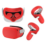 Vỏ bảo vệ tay cầm ống kính kính VR cho Oculus Quest 2, Màu trắng, đỏ, xanh lá