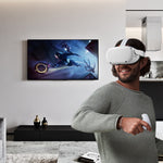 Vỏ bảo vệ tay cầm ống kính kính VR cho Oculus Quest 2, Màu trắng, đỏ, xanh lá