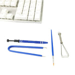 Bộ dụng cụ 4 trong 1 gồm dụng cụ nhấc keycap bàn phím cơ, kiểm tra công tắc, trục và làm sạch dây