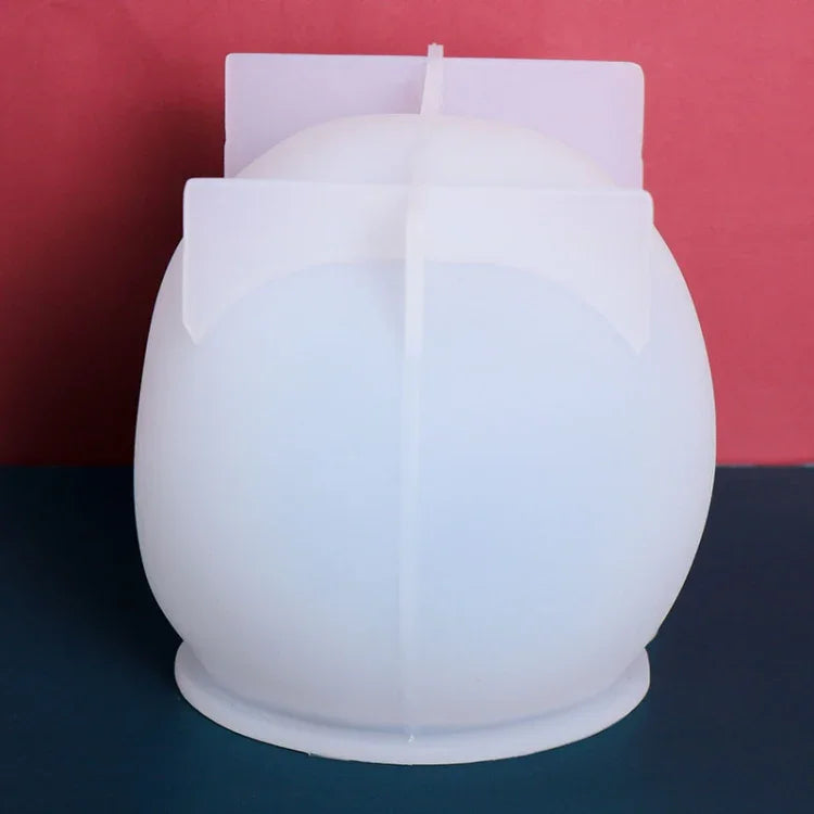 D804 Epoxy Mould Skull Candle Silicone Mould, D804