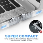Bộ chuyển đổi nam châm góc TZ30 PD100W 24Pin sạc nhanh Type-C / USB-C cho MacBook và máy tính xách tay