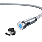 CC56 Nắp chống bụi dây cáp từ tính xoay, chiều dài cáp: 1m, kiểu dáng:, đầu Android 1m, đầu Type-C / USB-C 1m, đầu 8Pin 1m, dây 1m + ba đầu, dây 1m, đầu Micro USB 1m, đầu Type-C / USB-C 1m, 1m + 8Pin + Type-C/USB-C + Micro USB