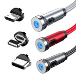 CC56 Nắp chống bụi dây cáp từ tính xoay, chiều dài cáp: 1m, kiểu dáng:, đầu Android 1m, đầu Type-C / USB-C 1m, đầu 8Pin 1m, dây 1m + ba đầu, dây 1m, đầu Micro USB 1m, đầu Type-C / USB-C 1m, 1m + 8Pin + Type-C/USB-C + Micro USB