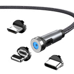 CC56 Nắp chống bụi dây cáp từ tính xoay, chiều dài cáp: 1m, kiểu dáng:, đầu Android 1m, đầu Type-C / USB-C 1m, đầu 8Pin 1m, dây 1m + ba đầu, dây 1m, đầu Micro USB 1m, đầu Type-C / USB-C 1m, 1m + 8Pin + Type-C/USB-C + Micro USB