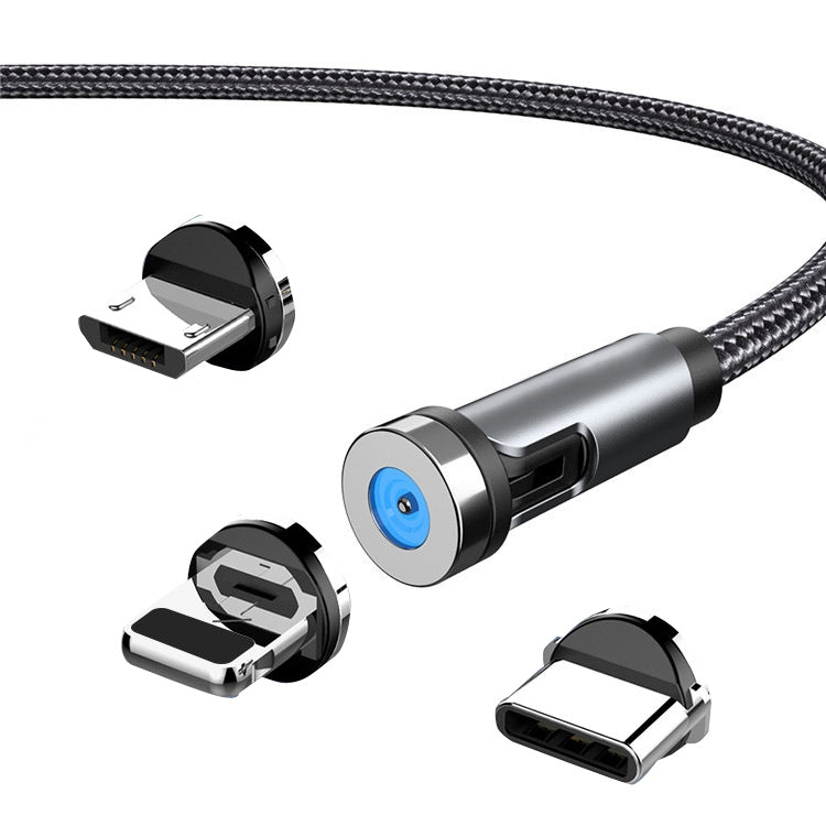 CC56 Nắp chống bụi dây cáp từ tính xoay, chiều dài cáp: 1m, kiểu dáng:, đầu Android 1m, đầu Type-C / USB-C 1m, đầu 8Pin 1m, dây 1m + ba đầu, dây 1m, đầu Micro USB 1m, đầu Type-C / USB-C 1m, 1m + 8Pin + Type-C/USB-C + Micro USB