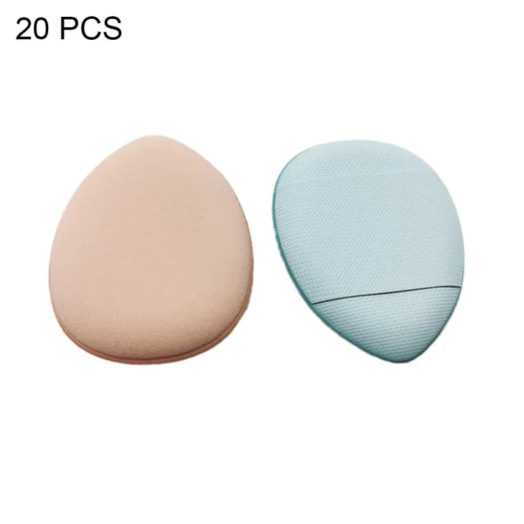 2 bộ/20 cái bông mút trang điểm da mini ướt và khô màu ngẫu nhiên, 20 cái màu xanh dương, 20 cái màu trắng, 20 cái màu da tối, 20 cái hồng tím, 20 cái đen, 2 bộ/20 cái màu hỗn hợp