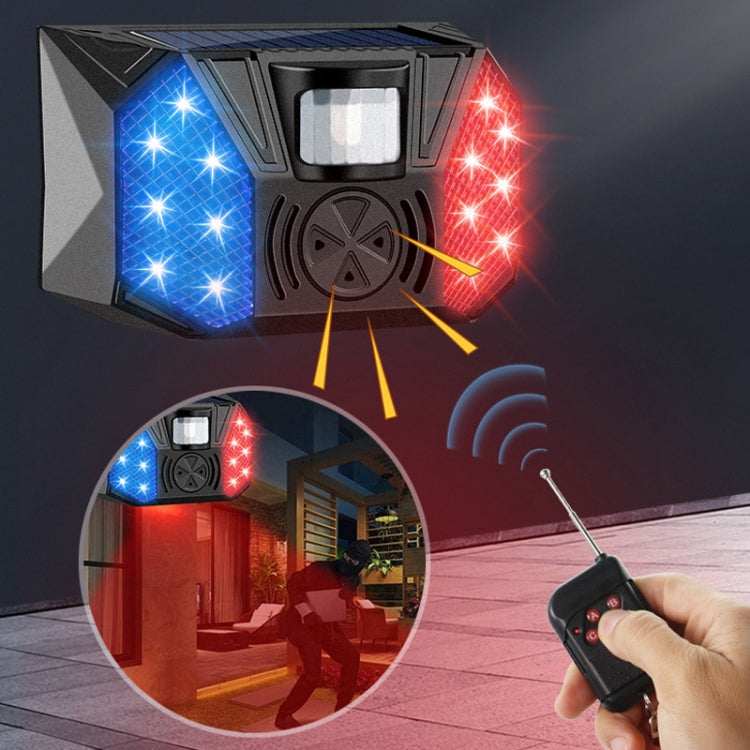 Báo động hồng ngoại cảm biến cơ thể người chống trộm ao cá vườn ngoài trời năng lượng mặt trời RC-711