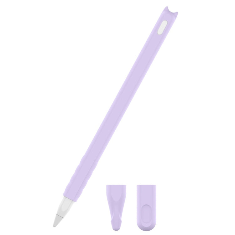 2 chiếc túi bọc bút cảm ứng silicon hoạt hình cho Apple Pencil 2