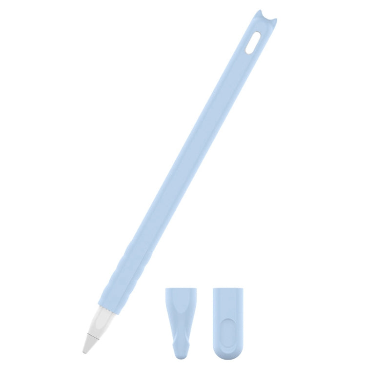 2 chiếc túi bọc bút cảm ứng silicon hoạt hình cho Apple Pencil 2