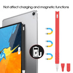 2 chiếc túi bọc bút cảm ứng silicon hoạt hình cho Apple Pencil 2