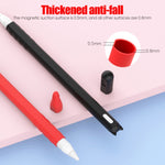 2 chiếc túi bọc bút cảm ứng silicon hoạt hình cho Apple Pencil 2