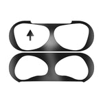 2 cái miếng dán bảo vệ chống bụi bên trong tai nghe cho Airpods 3, màu đen, vàng, bạc, vàng hồng, đỏ, xanh lá, xanh dương, tím