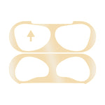 2 cái miếng dán bảo vệ chống bụi bên trong tai nghe cho Airpods 3, màu đen, vàng, bạc, vàng hồng, đỏ, xanh lá, xanh dương, tím