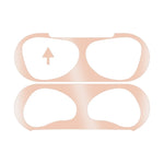 2 cái miếng dán bảo vệ chống bụi bên trong tai nghe cho Airpods 3, màu đen, vàng, bạc, vàng hồng, đỏ, xanh lá, xanh dương, tím