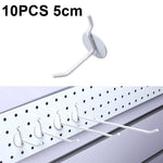 10 cái móc phun tấm lỗ trưng bày phụ kiện trang sức, chiều dài:, 5cm, 10cm, 15cm, 20cm