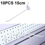 10 cái móc phun tấm lỗ trưng bày phụ kiện trang sức, chiều dài:, 5cm, 10cm, 15cm, 20cm