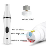 Tông Đơ Điện USB Cho Thú Cưng Cắt Lông Chó Đánh Bóng Móng, Đánh Bóng Móng