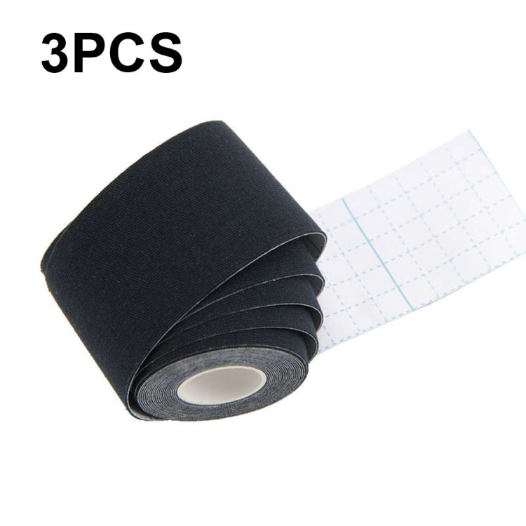 3 cuộn băng cơ băng thể thao băng đầu gối bóng rổ, Kích thước:, 2.5cm x 5m, 3.8cm x 5m, 5cm x 5m