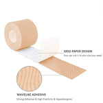 3 cuộn băng cơ băng thể thao băng đầu gối bóng rổ, Kích thước:, 2.5cm x 5m, 3.8cm x 5m, 5cm x 5m
