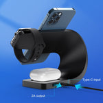 Sạc không dây 4 trong 1 LFX-178 cho điện thoại thông minh & iWatch & AirPods, LFX-178