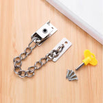 Khóa giới hạn cửa sổ bằng thép không gỉ bảo vệ lắp đặt đục lỗ, loại B màu bạc, loại B màu trắng, loại B màu đen, loại A màu bạc, loại A màu đen