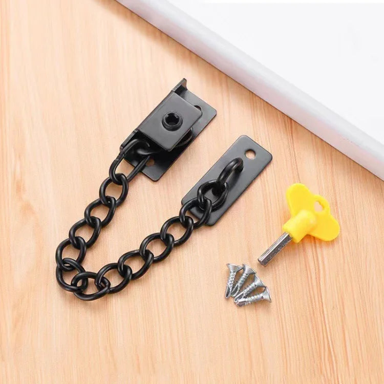 Khóa giới hạn cửa sổ bằng thép không gỉ bảo vệ lắp đặt đục lỗ, loại B màu bạc, loại B màu trắng, loại B màu đen, loại A màu bạc, loại A màu đen