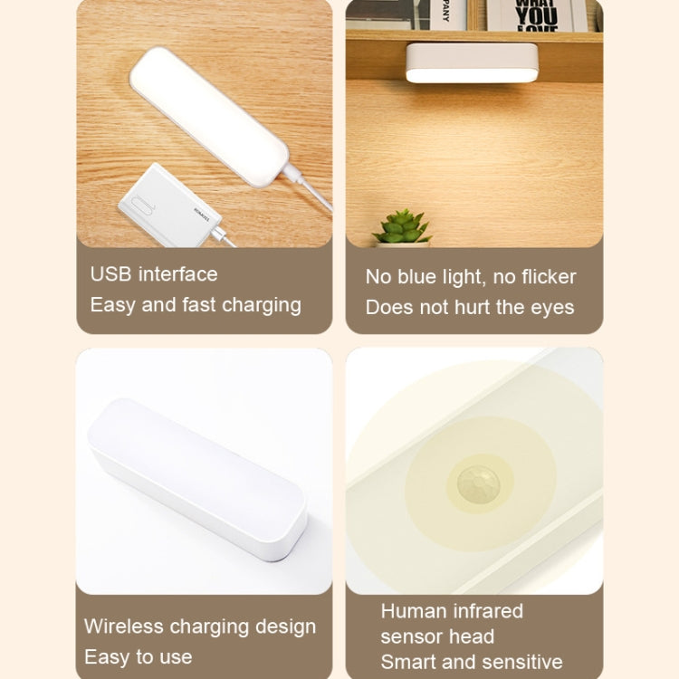 Đèn cảm ứng tủ không dây sạc thông minh D6, dung lượng pin:, 2500 mAh, 3000 mAh