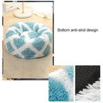 Long-haired Round Pet Kennel Warm Pet Bed, 40cm, 50cm, 60cm