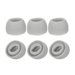 6 cái nút tai silicone cho TWS Samsung Galaxy Buds Pro, kích thước lớn màu đen, trung bình đen, nhỏ đen, lớn xám, trung bình xám, nhỏ xám, lớn tím, trung bình tím, nhỏ tím