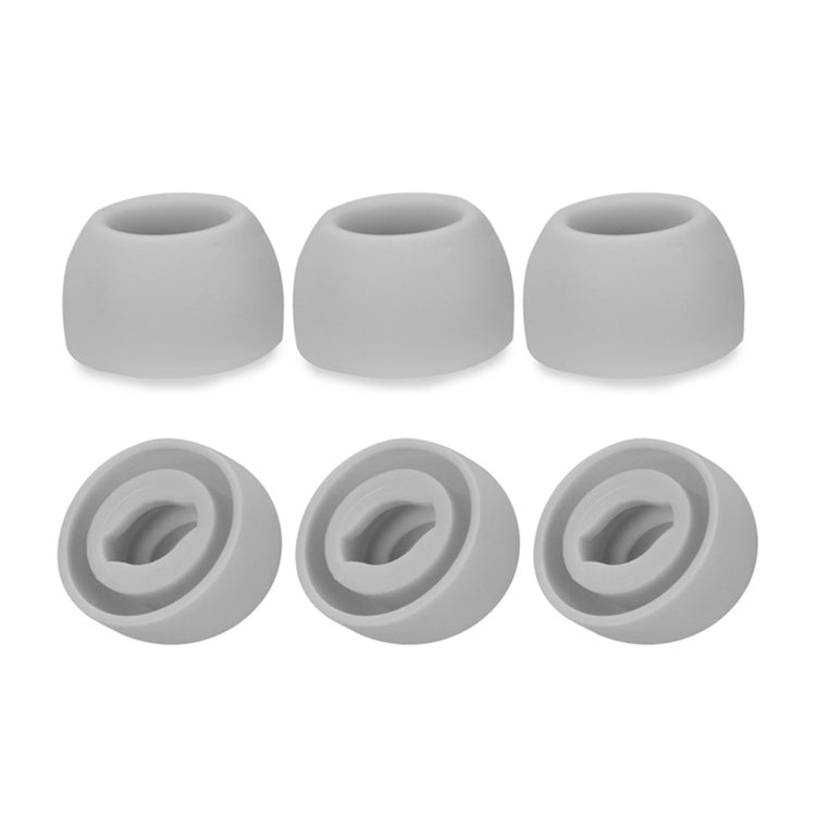 6 cái nút tai silicone cho TWS Samsung Galaxy Buds Pro, kích thước lớn màu đen, trung bình đen, nhỏ đen, lớn xám, trung bình xám, nhỏ xám, lớn tím, trung bình tím, nhỏ tím