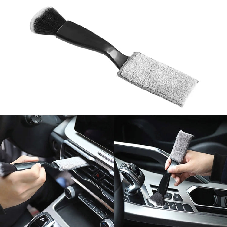 D-4527 Car Dust Cleaning Double-hended Soft Bristle Detail Brush, D-4527 Soft Brush