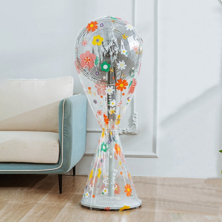 Bọc quạt gia dụng chống nước và chống bụi PEVA, màu: khủng long nhỏ dài, hoa hướng dương dài, hoa hướng dương ngắn, khủng long nhỏ dài, khủng long nhỏ ngắn