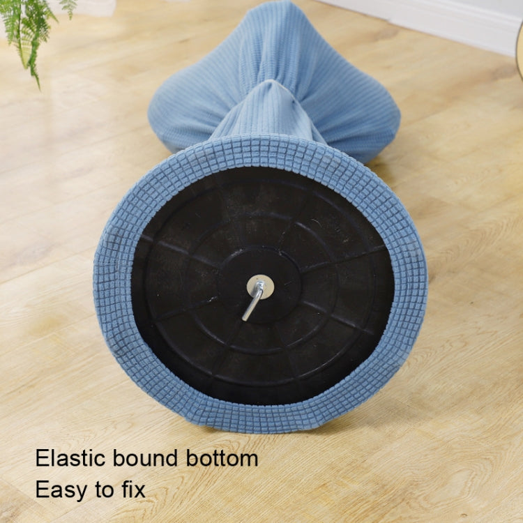 Bọc quạt vải đàn hồi chống bụi dùng trong gia đình, kích thước 110x45cm, màu xanh dương, xám, xanh lá