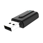 BT10 Bộ phát thu USB Bluetooth 5.0 2 trong 1 Bộ chuyển đổi loa máy tính tai nghe không dây, BT10